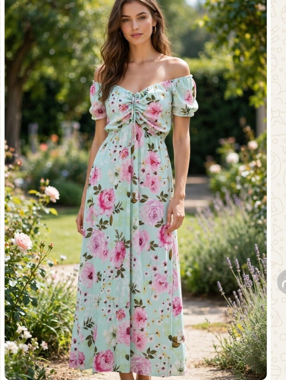 Floral maxi dress